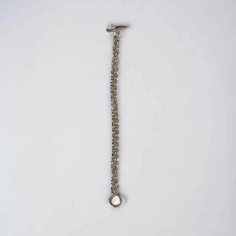 Silver Double Linked Toggle Bracelet - Wild Time Fashion