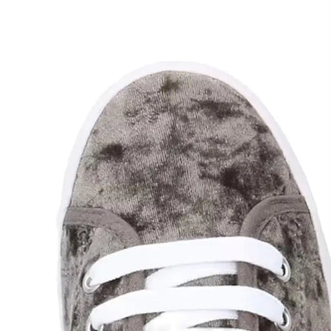 Smoked Lace Up Platform Sneakers