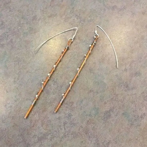 hanging piercing earrings