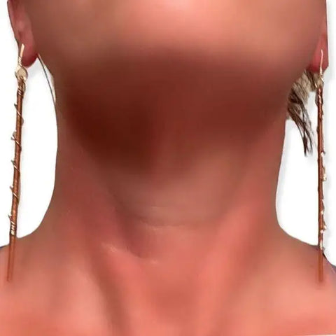 hanging piercing earrings