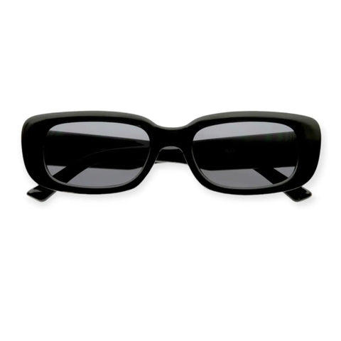 Trendy Rectangle Plastic Frame Sunglasses