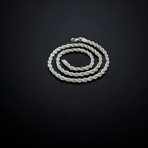 Twisted Sterling Bangle Bracelet