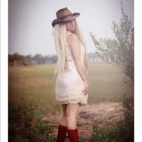 Women's Linen Dress Embroidery Detail Tea Stain - FREE SHIPPING USA - Wild Time Fashion 