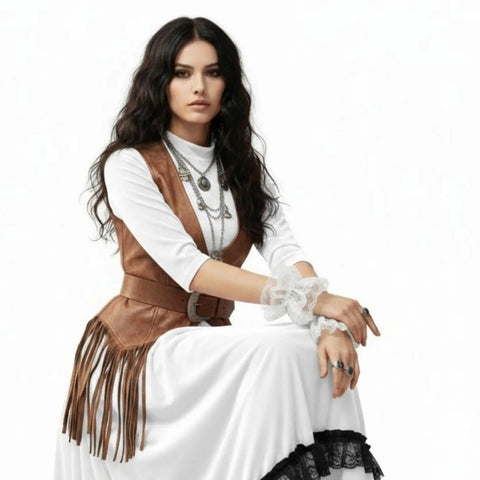Detachable Victorian lace wrist cuffs in black or white with ruffled floral lace and stretch band