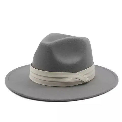 Wide Band Fedora Hat