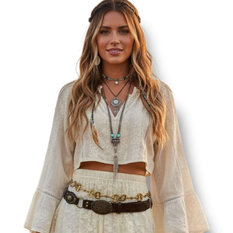 Wild West Chunky Gold Horse Bit Belt Gold horse bit belts in classic three-bit and full chunky chain styles with adjustable curb chain