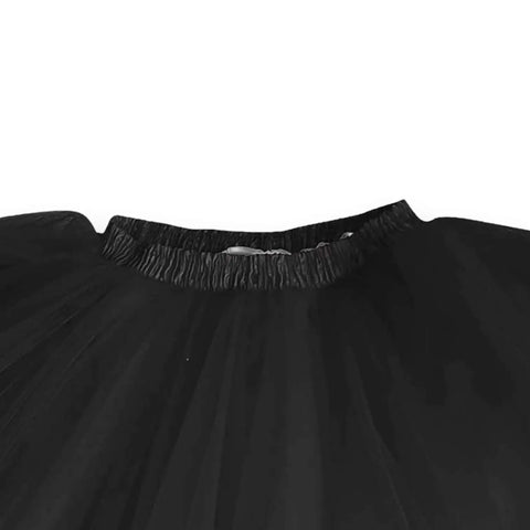 Women's Black Mini Tutu Skirt - Wild Time Fashion 