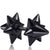 Black Double Sided Spiked Studded Earrings, Stainless Steel, Minimalist Unisex Earrings - Wild Time Fashion