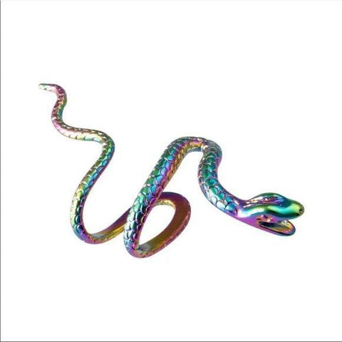 Multicolor Snake Ear Cuff Earring - Wild Time Fashion 