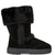 Black Suede Winter Boots