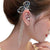 Butterfly Wing Ear Crawler Cuff Earrings Wrap - Wild Time Fashion