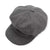Newsboy Hat Gray Round Top Stiff Brim Paperboy Caps