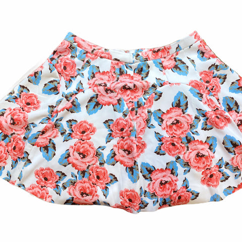 Blooming Roses A-Line Skirt
