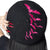 Women's Pink Embroidery Detailed Black Beret  - One Size - Wild Time Fashion