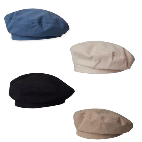 Cotton Beret Caps Year Around Hats- OSFM - Wild Time Fashion