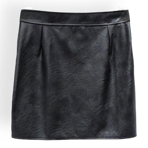 Edgy Black Mini Skirt - Wild Time Fashion
