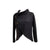 Women's  Black Pullover Lightweight Waffle Knit  Cowl Neck Closure -Medium- Wild Time Fashion 