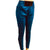 Curvy High Waist Blue Zip Up Ankle Leggings -  Wild Time Fashion