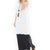 Short Sleeve White Black Color Block Side Split Maxi Dress -Small - Wild Time Fashion