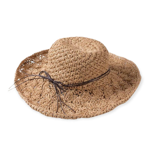 Boho Crocheted Bucket Hat - Wild Time Fashion 