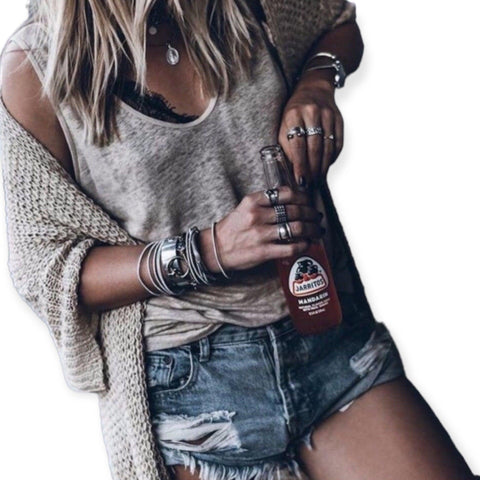 Timeless Mid-Rise Distressed Denim Cutoff Shorts - Wild Time Fashion