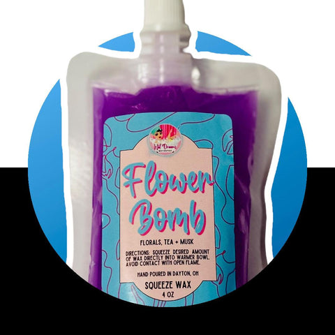 Home Fragrance Flower Bomb Highly-Scented Candle Wax Wet Dreams Body Boutique -4 ounces -  Wild Time Fashion