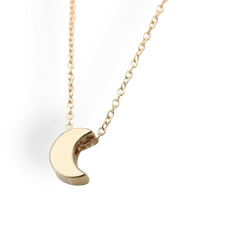 Women's Golden Crescent Moon Charming Anklet -OSFM - Wild Time Fashion