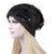 Women's Beanies Cap Black Floral Sequin Hollow Lace OS - Wild Time Fashion