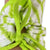 Women's Round Neck, Sleeveless Neon Striped Bow Tie Detail Shoulder Straight Hem Top - Large - Micheal Kors