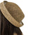 Sun Hat Hand Woven Seagrass Bucket Hat Men or Women- Wild Time Fashion