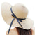 Women's Natural Braided Straw, Round Dome Crown with Wide Brim Summer Panama Hat-One Size Fits Most- Wild Time Fashion
