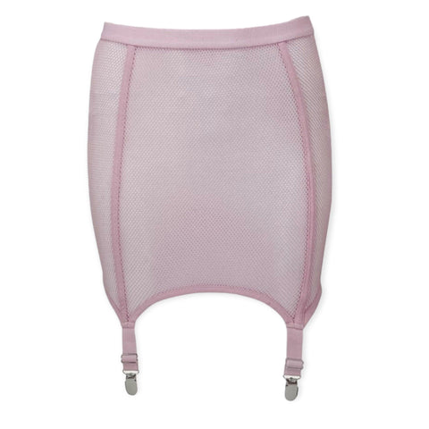 Killstar Heartbeats Pink Fishnet Skirt