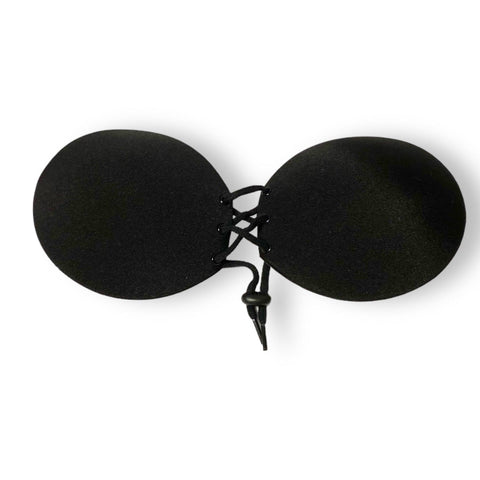 Self-Adhesive Bras for a Perfect Silhouette  Round Black -Cup Size B - Wild Time Fashion