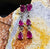 Pink Teardrop Ruby Gemstone Earrings