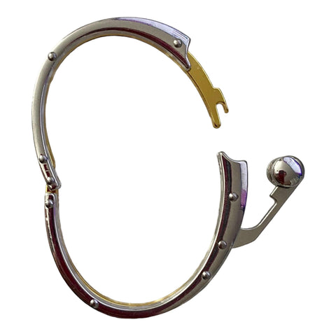 Two-Tone Handcuff Bracelet