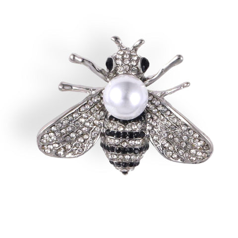 Women's Silver Honey Beehives Brooch Lapel Pin - One Size - Wild Time Fashion