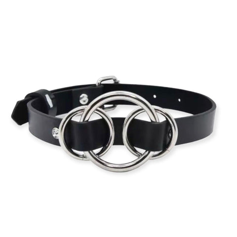 Black Infinity Collar Statement Choker  - Wild Time Fashion