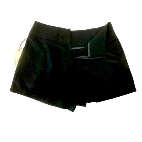 Women's Black Shorts Sailor Style Side Front Pockets in Small, Medium, Large - Wild Time Fashion 