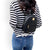 Women's Black Argyle Mini Backpack Bag - One Size - Wild Time Fashion
