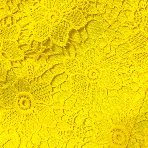 Women's Yellow Daisy Crochet Tank Top -Small, Medium- Wild Time Fashion