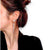 Women's Glittery Ear Crawler Dangling Glam Statement Earring -one size-  Wild Time Fashion