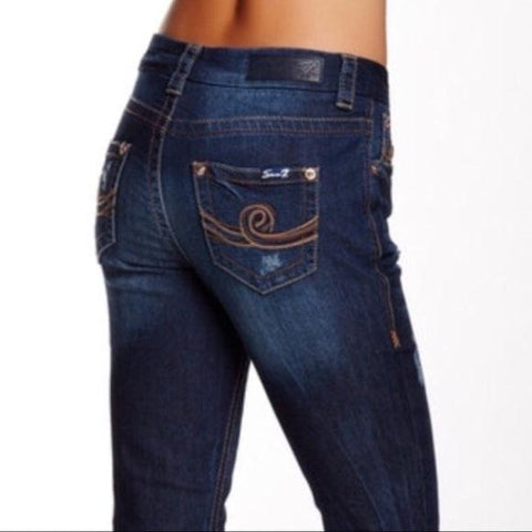 Maryse Distressed Bootcut Jeans
