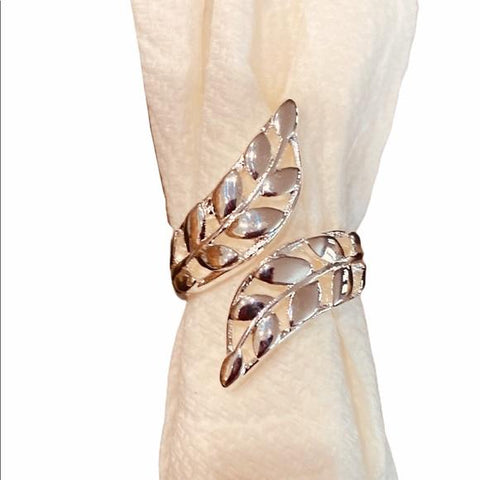 Women's Silver Feather Ring Adjustable