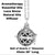 Long Silver Open Hearts Round Ball Locket Necklace 28"