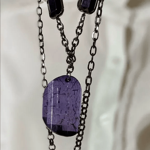 Women's Academia Black Multi-Layered Choker to Waist Necklace - Wild Time Fashion