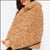 Women's Outerwear Tan Super Soft  Lined Teddy Coat  Wild Time Fashion 