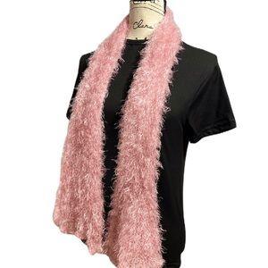 Women's Handmade Pink Tulip Scarf Feathery Soft - Free Ship USA - Wild Time Fashion 