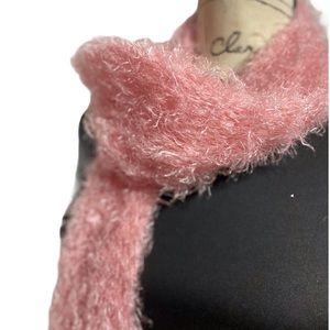 Women's Handmade Pink Tulip Scarf Feathery Soft - Free Ship USA - Wild Time Fashion 